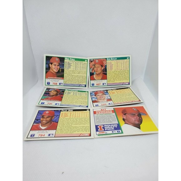 Lot Of 6 Score 91 Baseball Cards, Rookie Prospect 1st Round Draft Picks Bundle - Picture 3 of 9